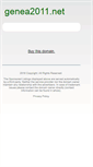 Mobile Screenshot of genea2011.net